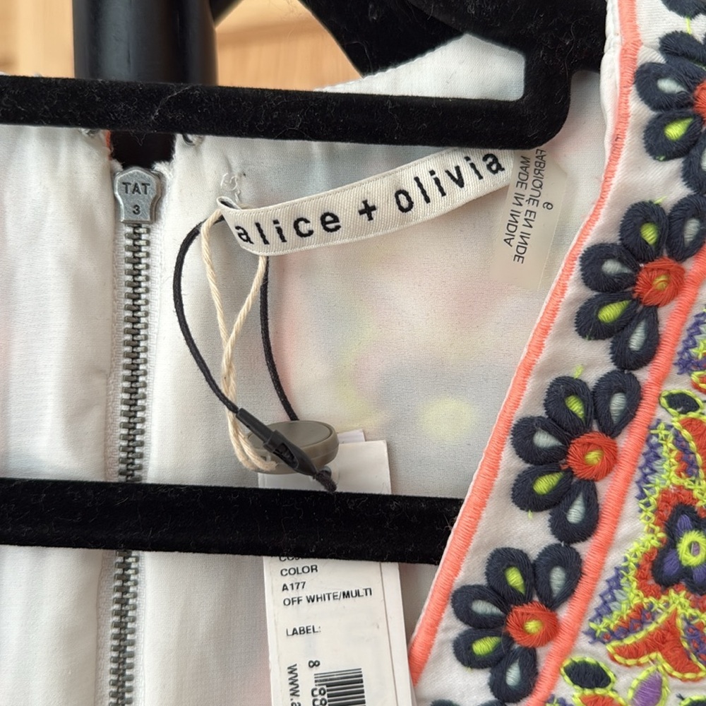 Alice + Olivia Multicolor Patterned Mini Dress - image 3